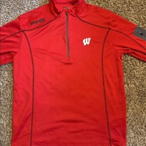 Wisconsin Badgers Ping Golf 1/4 Zip